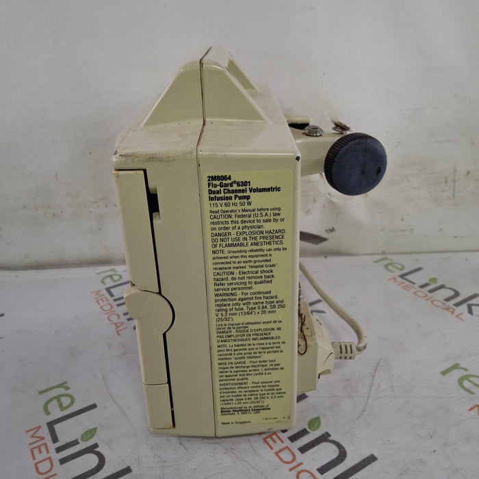 Baxter Flo-Gard 6301 Dual Channel Infusion Pump