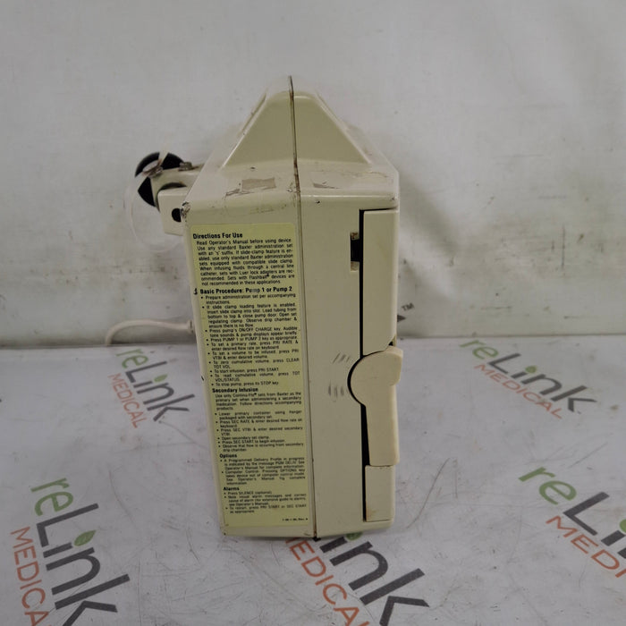 Baxter Flo-Gard 6301 Dual Channel Infusion Pump