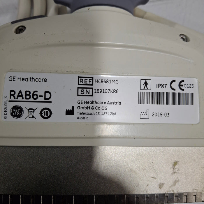 GE Healthcare RAB6-D Convex Transducer