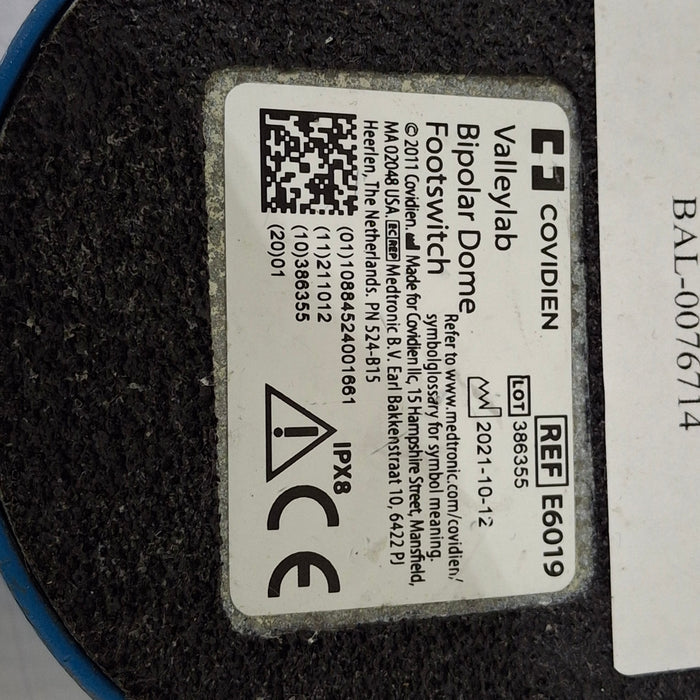 Valleylab E6019 Footswitch