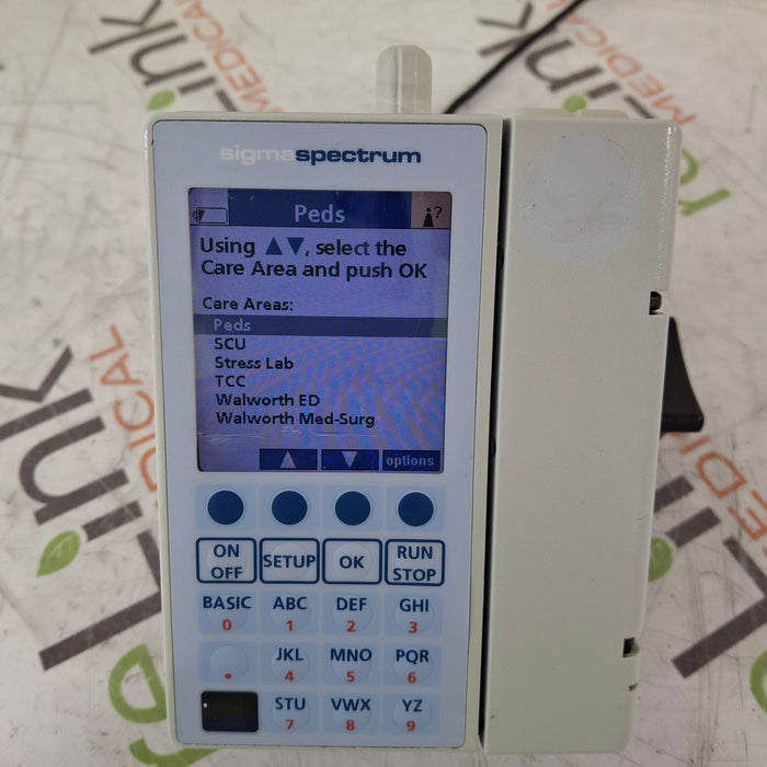 Baxter Sigma Spectrum 6.05.14 with B/G Battery Infusion Pump