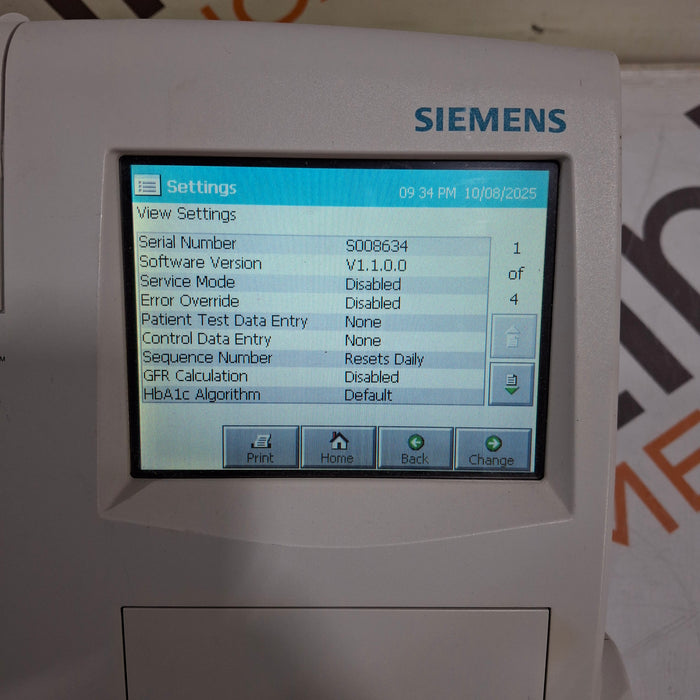 Siemens DCA Vantage Analyzer
