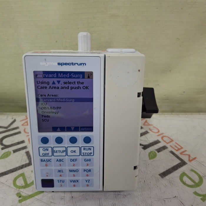 Baxter Sigma Spectrum 6.05.14 with B/G Battery Infusion Pump