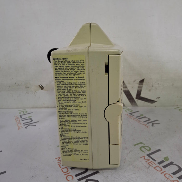 Baxter Flo-Gard 6301 Dual Channel Infusion Pump