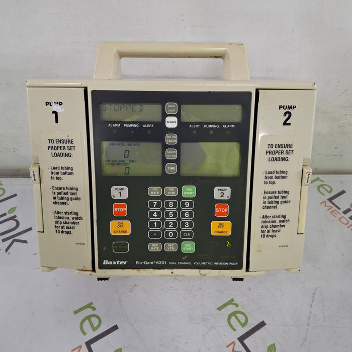 Baxter Flo-Gard 6301 Dual Channel Infusion Pump