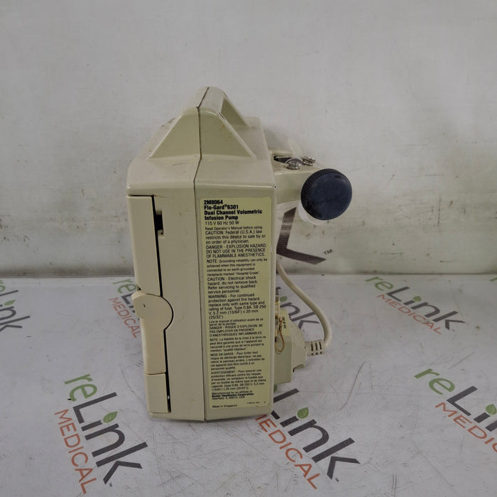 Baxter Flo-Gard 6301 Dual Channel Infusion Pump