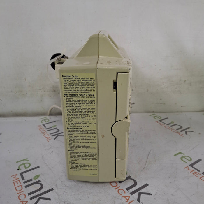 Baxter Flo-Gard 6301 Dual Channel Infusion Pump