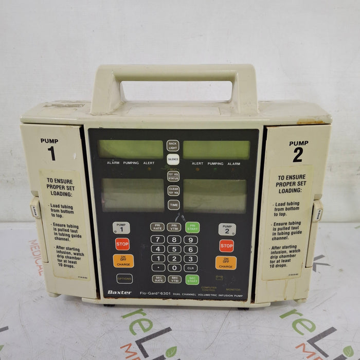 Baxter Flo-Gard 6301 Dual Channel Infusion Pump