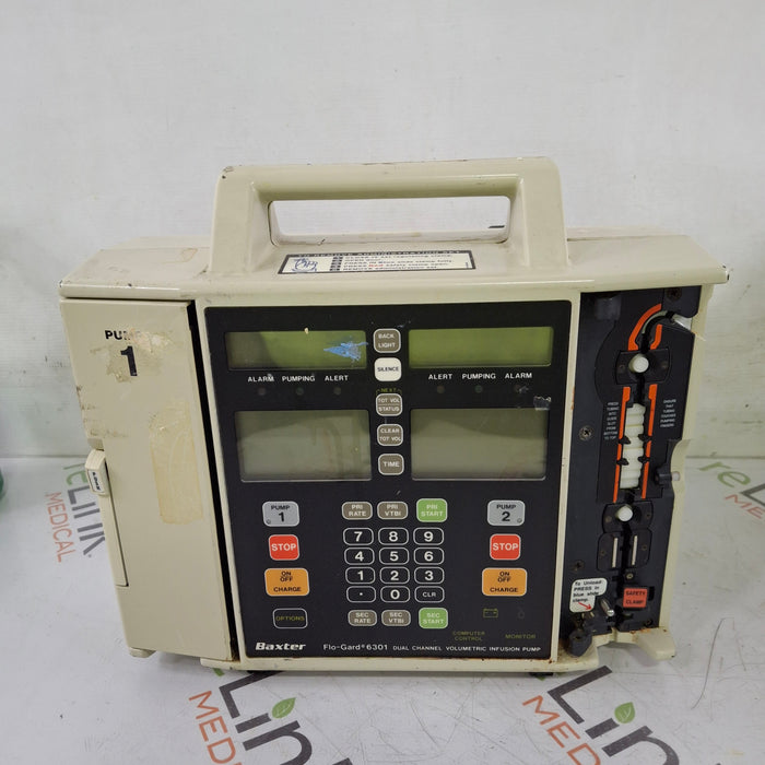 Baxter Flo-Gard 6301 Dual Channel Infusion Pump