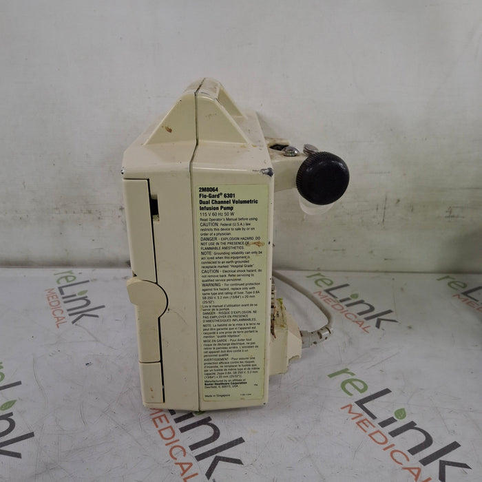 Baxter Flo-Gard 6301 Dual Channel Infusion Pump