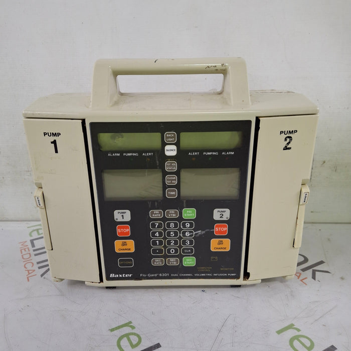 Baxter Flo-Gard 6301 Dual Channel Infusion Pump