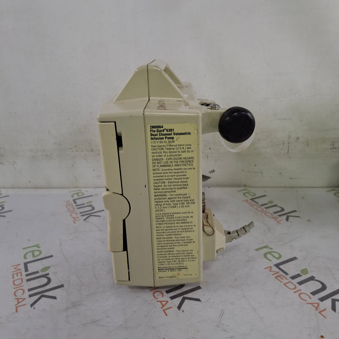 Baxter Flo-Gard 6301 Dual Channel Infusion Pump