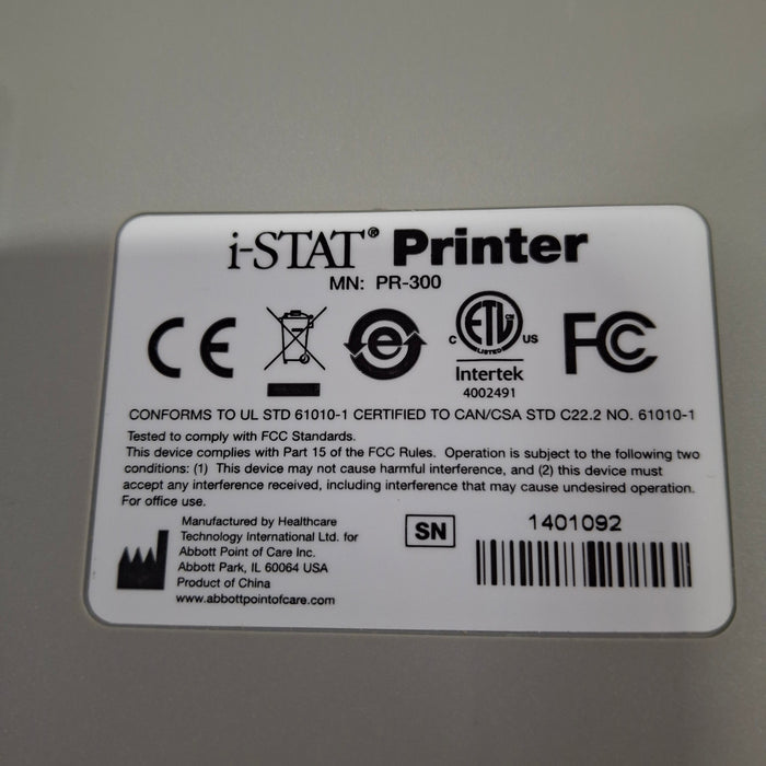 Abbott i-Stat PR-300 Printer