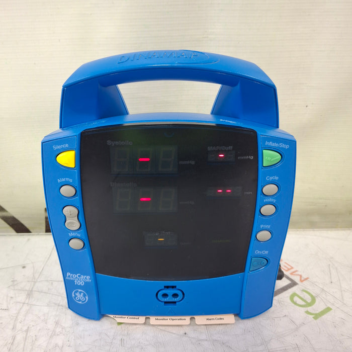 GE Healthcare Dinamap ProCare 100 Vital Signs Monitor