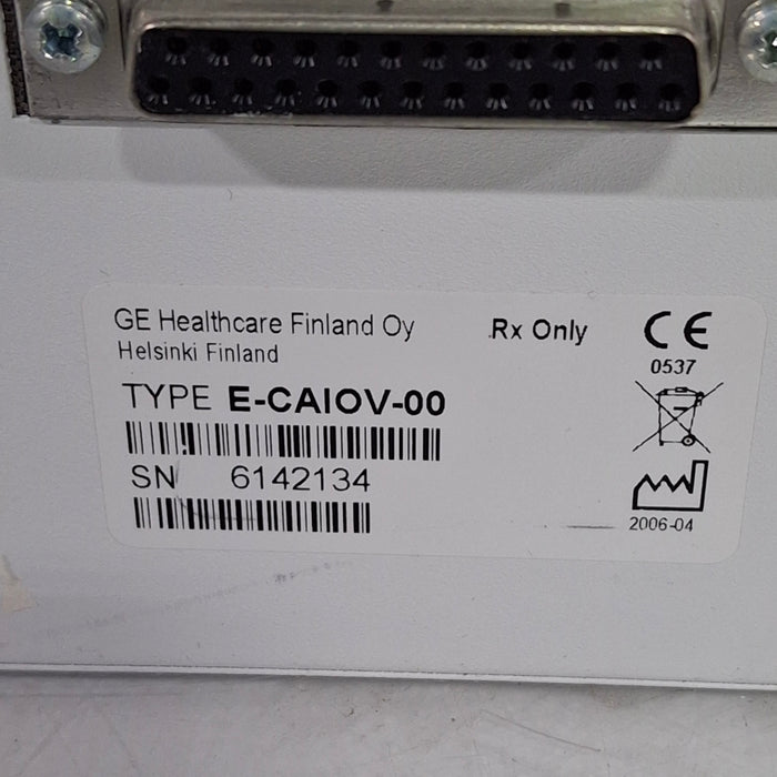 GE Healthcare E-CAiOV Gas Module