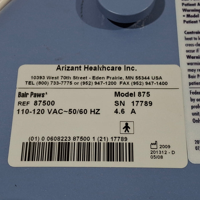 3M Bair Paws 875 Patient Warmer