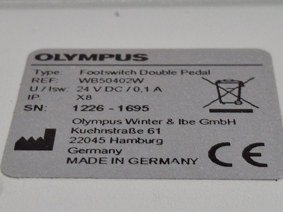 Olympus WB50402W ESG-400 Double Pedal Footswitch