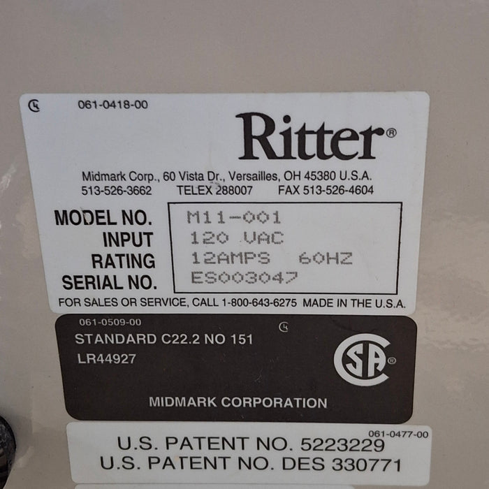Ritter M11-001 Sterilizer