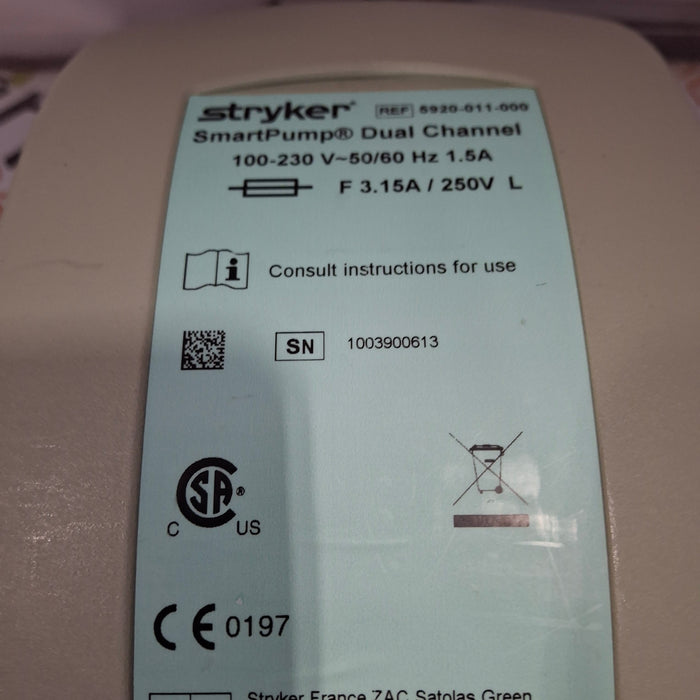 Stryker SmartPump Dual Channel Tourniquet