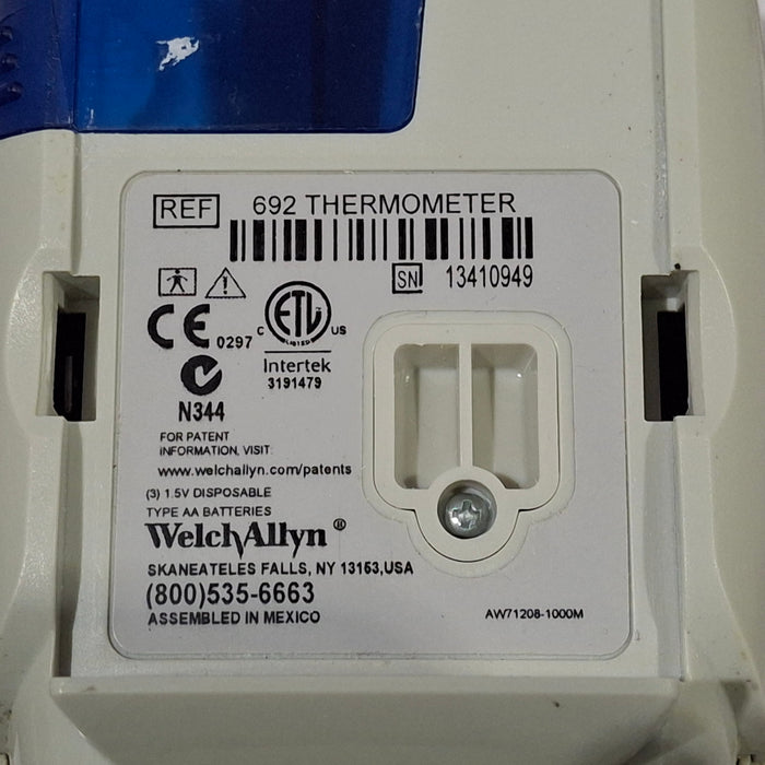 Welch Allyn SureTemp Plus 692 Thermometer