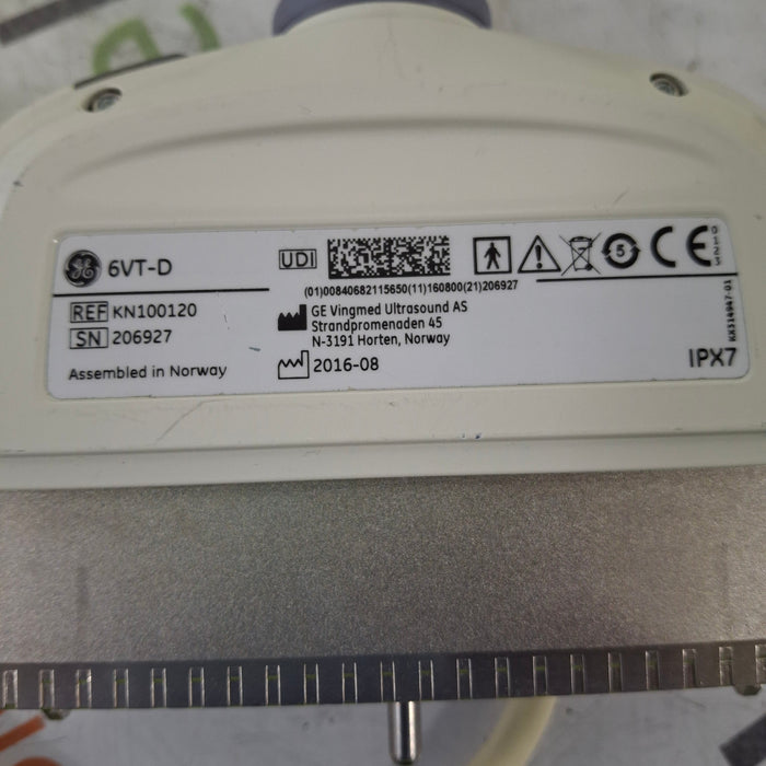 GE Healthcare 6VT-D Cardiac Transesophageal TEE Probe Transducer