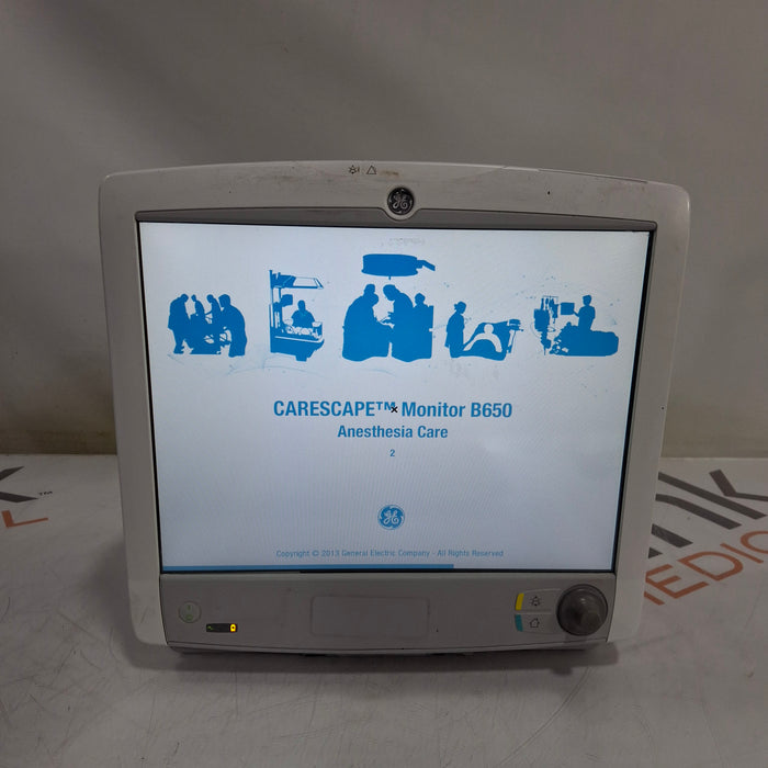 GE Healthcare Carescape B650 Anesthesia Care Patient Monitor
