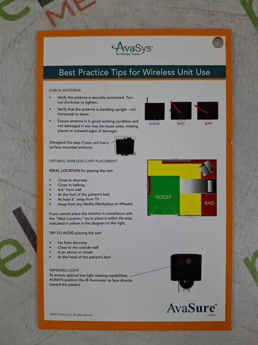 AvaSure AvaSys Telesitter