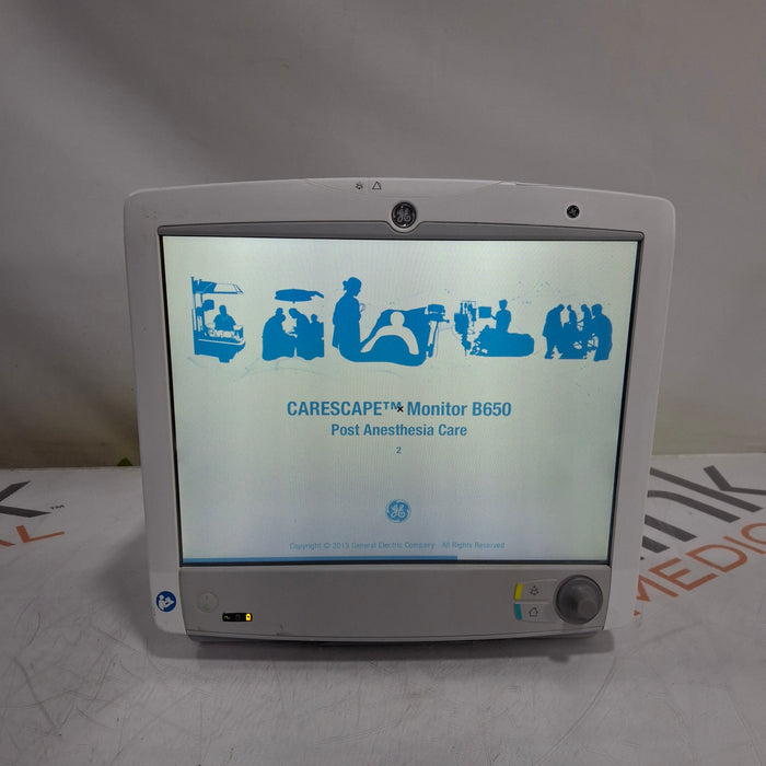 GE Healthcare Carescape B650 Post Anesthesia Care Patient Monitor