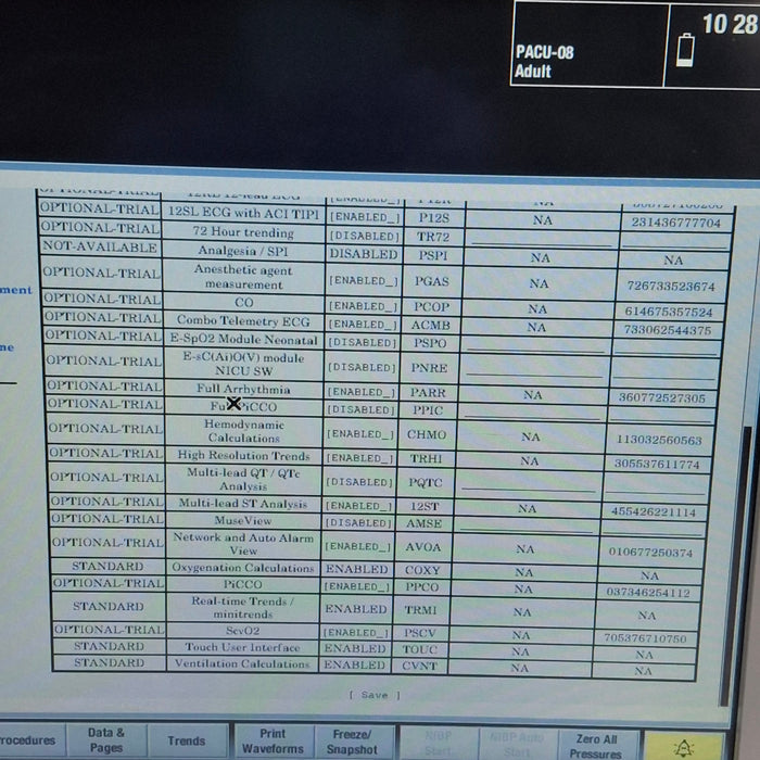 GE Healthcare Carescape B650 Post Anesthesia Care Patient Monitor