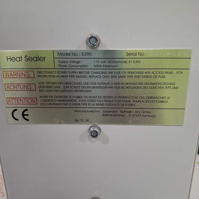Eppendorf 5390 Heat Sealer