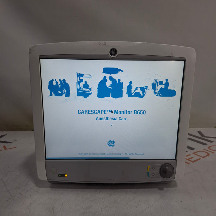 GE Healthcare Carescape B650 Anesthesia Care Patient Monitor
