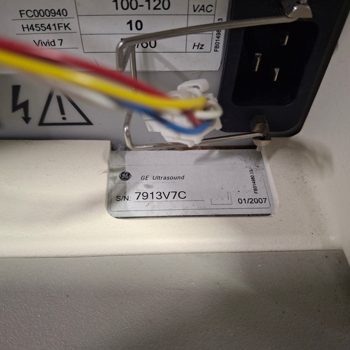 GE Healthcare Vivid 7 Pro Ultrasound