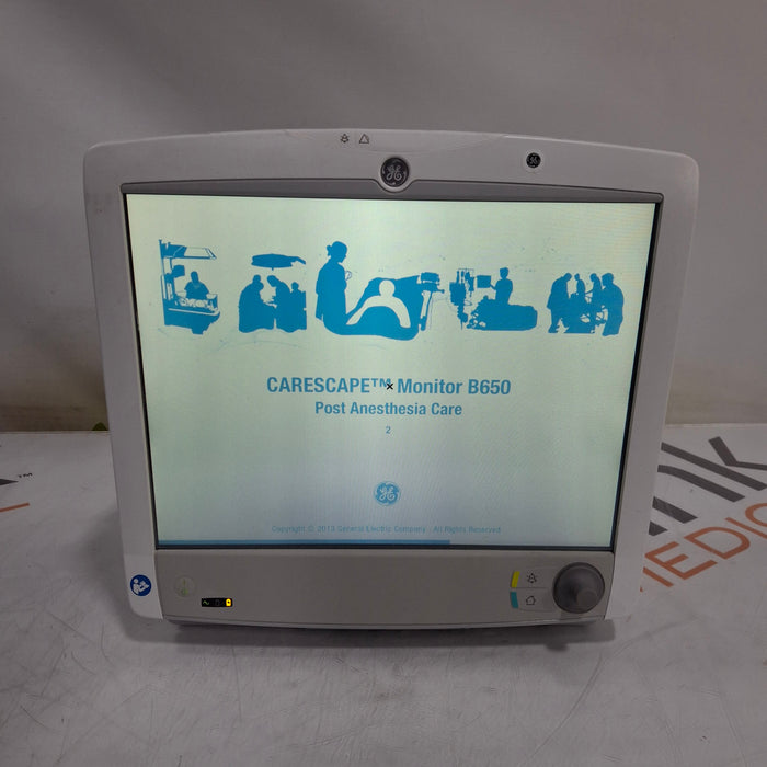 GE Healthcare Carescape B650 Post Anesthesia Care Patient Monitor