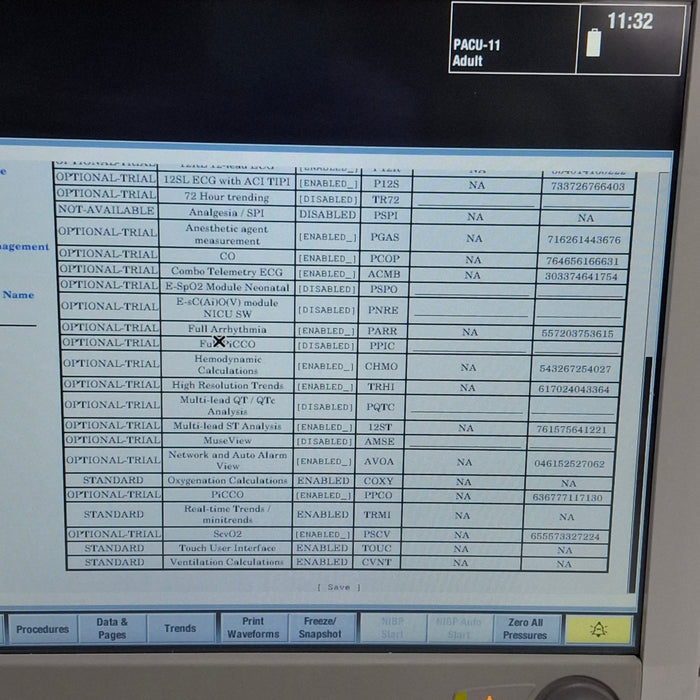 GE Healthcare Carescape B650 Post Anesthesia Care Patient Monitor