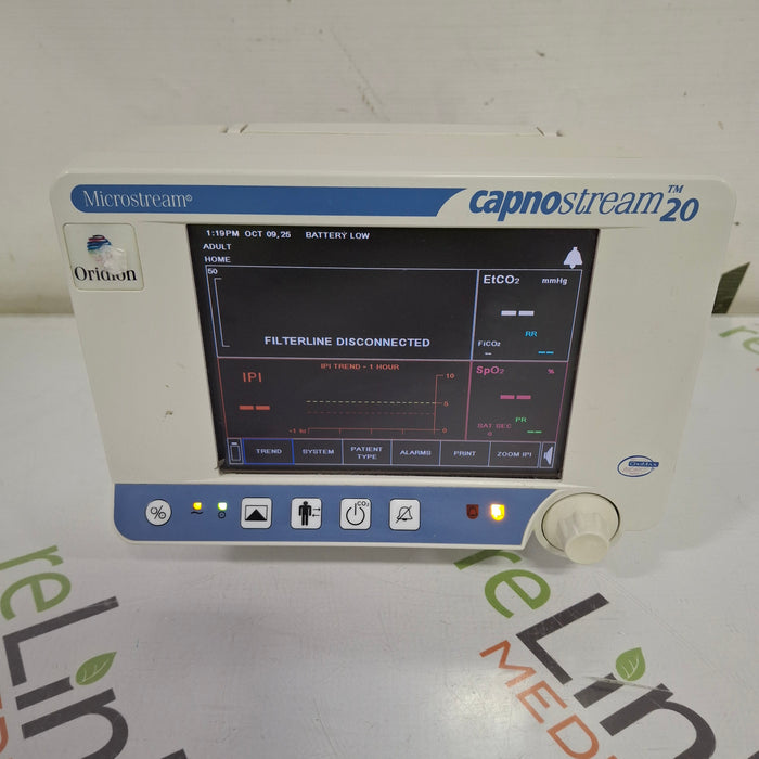 Oridion Capnostream 20 Capnography Monitor