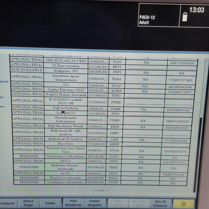GE Healthcare Carescape B650 Post Anesthesia Care Patient Monitor