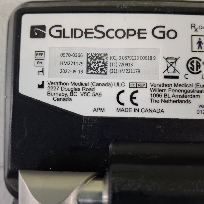 Verathon Medical, Inc GlideScope Go Portable Video Laryngoscope System