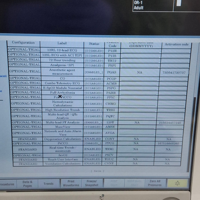 GE Healthcare Carescape B650 Anesthesia Care Patient Monitor
