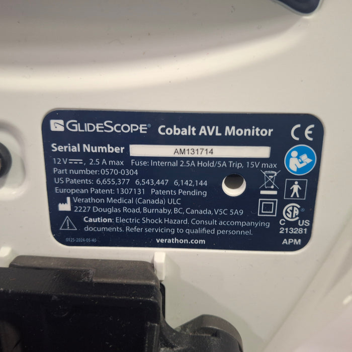 Verathon Medical, Inc Glidescope Cobalt AVL Video Laryngoscope