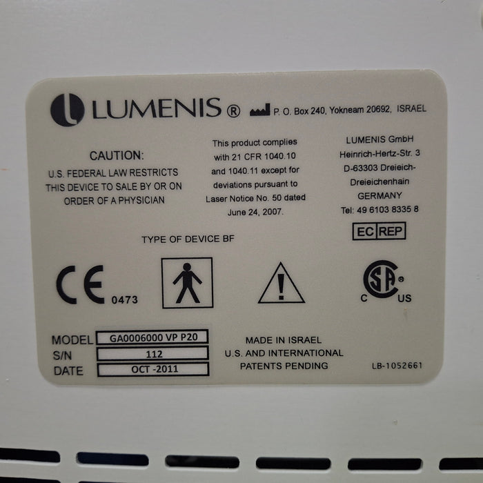 Lumenis VersaPulse P20 Holmium Laser