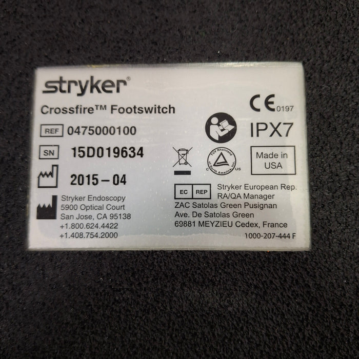 Stryker Crossfire Footswitch