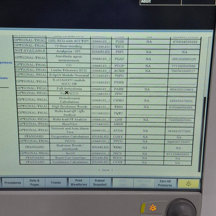 GE Healthcare Carescape B650 Post Anesthesia Care Patient Monitor
