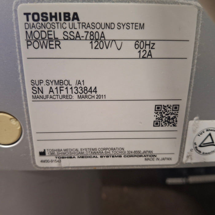 Toshiba Aplio MX Ultrasound System