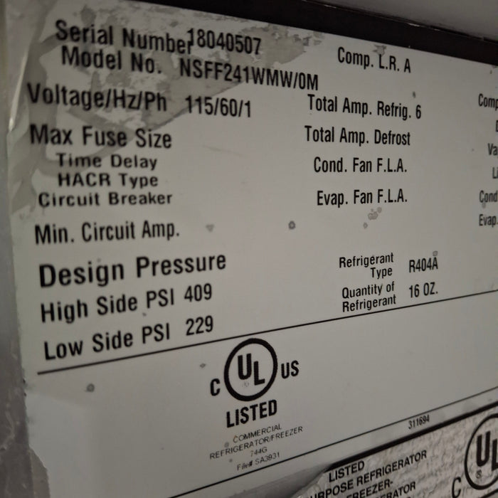 Norlake Scientific NSFF241WMW/0M Flammable Safety Cabinet