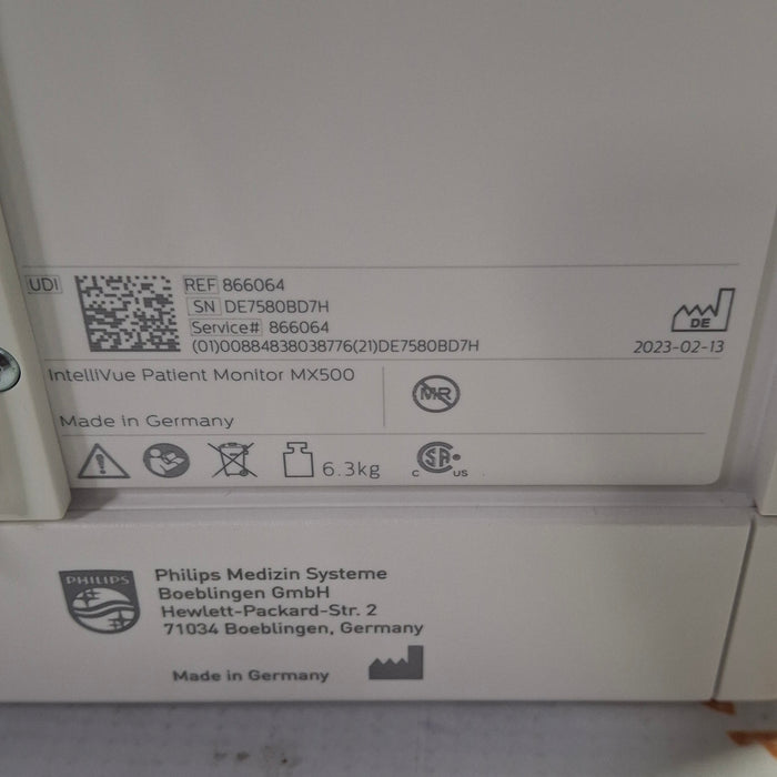 Philips MX500 Portable/Bedside Patient Monitor