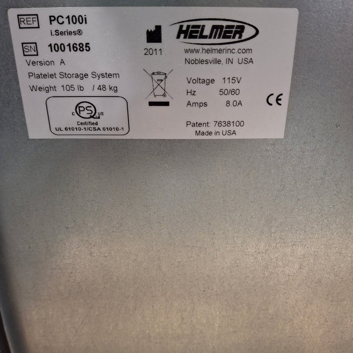 Helmer Inc PC100i PLT Incubator