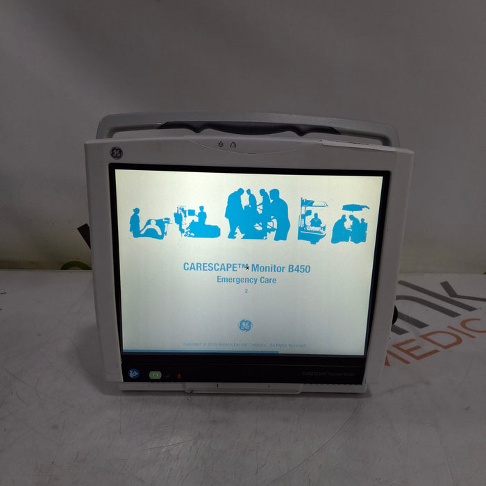 GE Healthcare Carescape B450 Emergency Care Patient Monitor