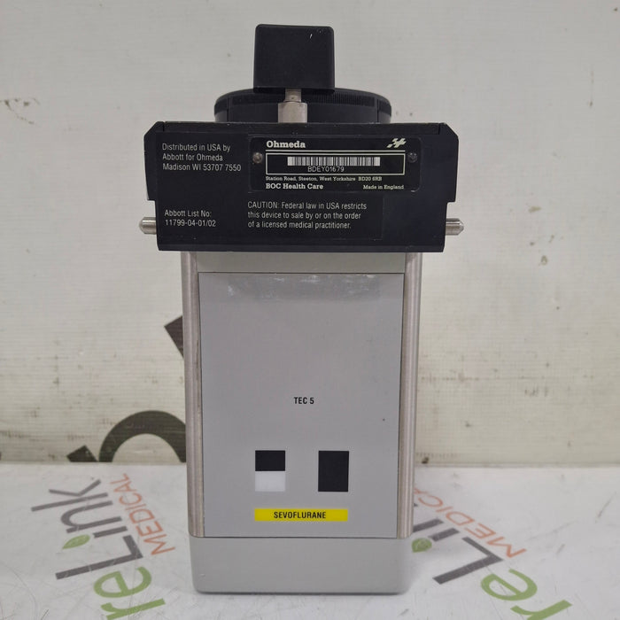 Datex-Ohmeda Sevotec 5 Sevoflurane Vaporizer