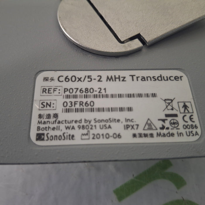 Sonosite C60x/5-2 MHz Convex Transducer
