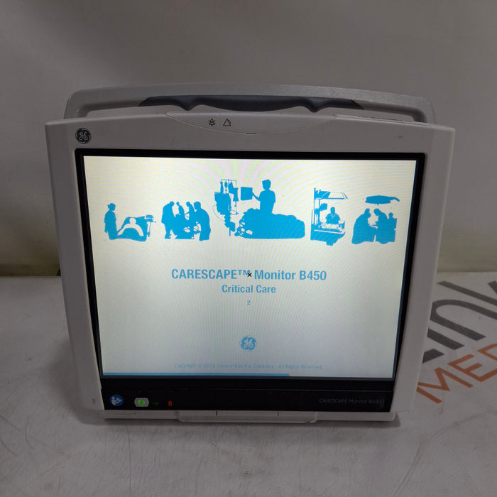 GE Healthcare Carescape B450 Critical Care Patient Monitor